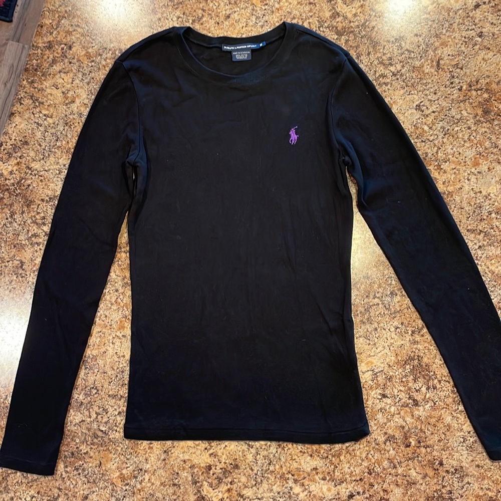Ralph Lauren Womens Polo Sz medium long sleeve shirt